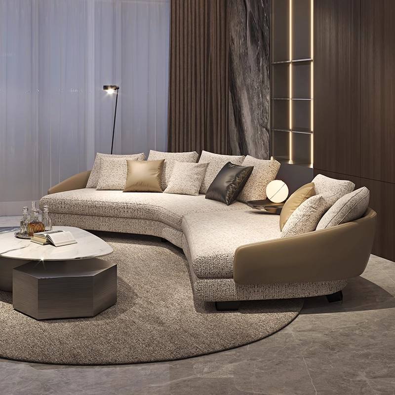 Italiensk minimalistisk soffa för fritiden