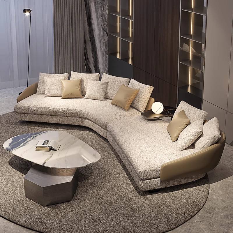 Italiensk minimalistisk soffa för fritiden