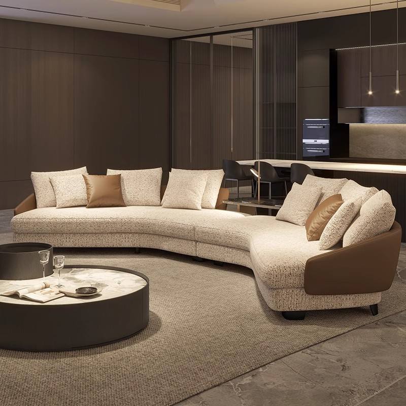 Italiensk minimalistisk soffa för fritiden