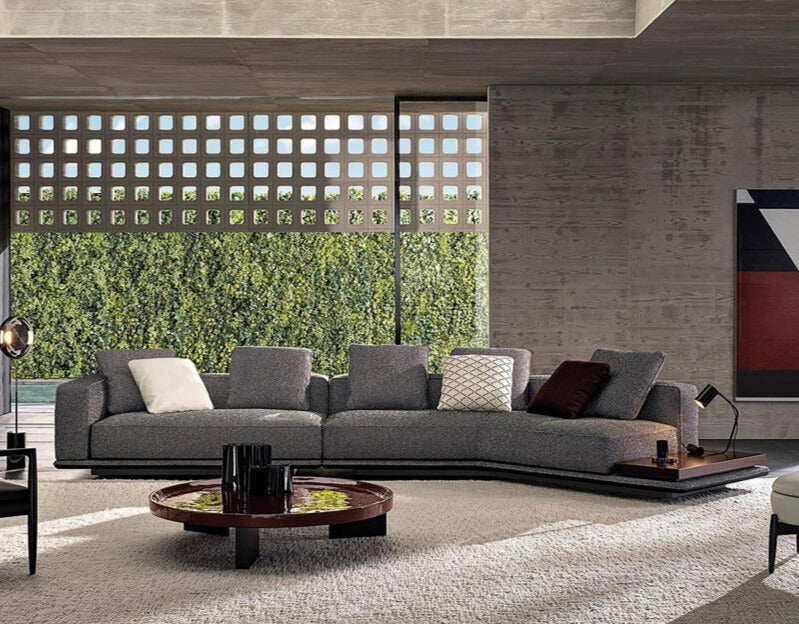 Italiensk minimalistisk villasoffgrupp