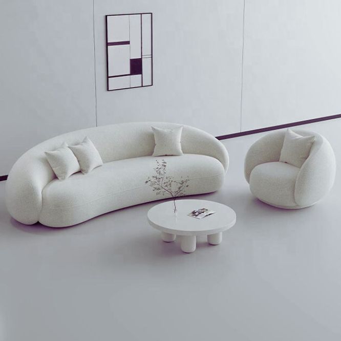 Nordic Modern Luxury White Sherpa